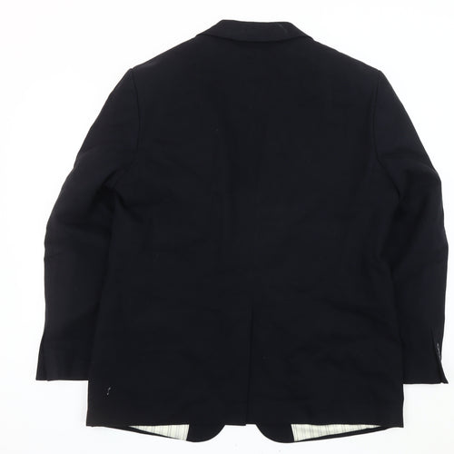 Debenhams Men's Black Regular Fit Blazer 42