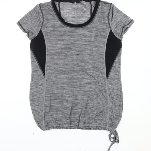 Next Women's Grey Activewear T-Shirt Size 14