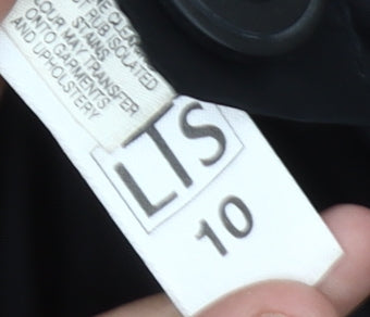 Long Tall Sally Women's Black Wool Blend Long Overcoat Size 10