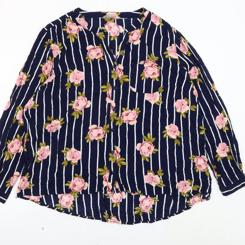 Anthology Women's Multicoloured Size 24 Floral Blouse