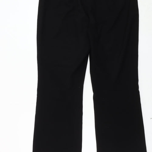 BHS Women's Black Straight Trousers Size 16
