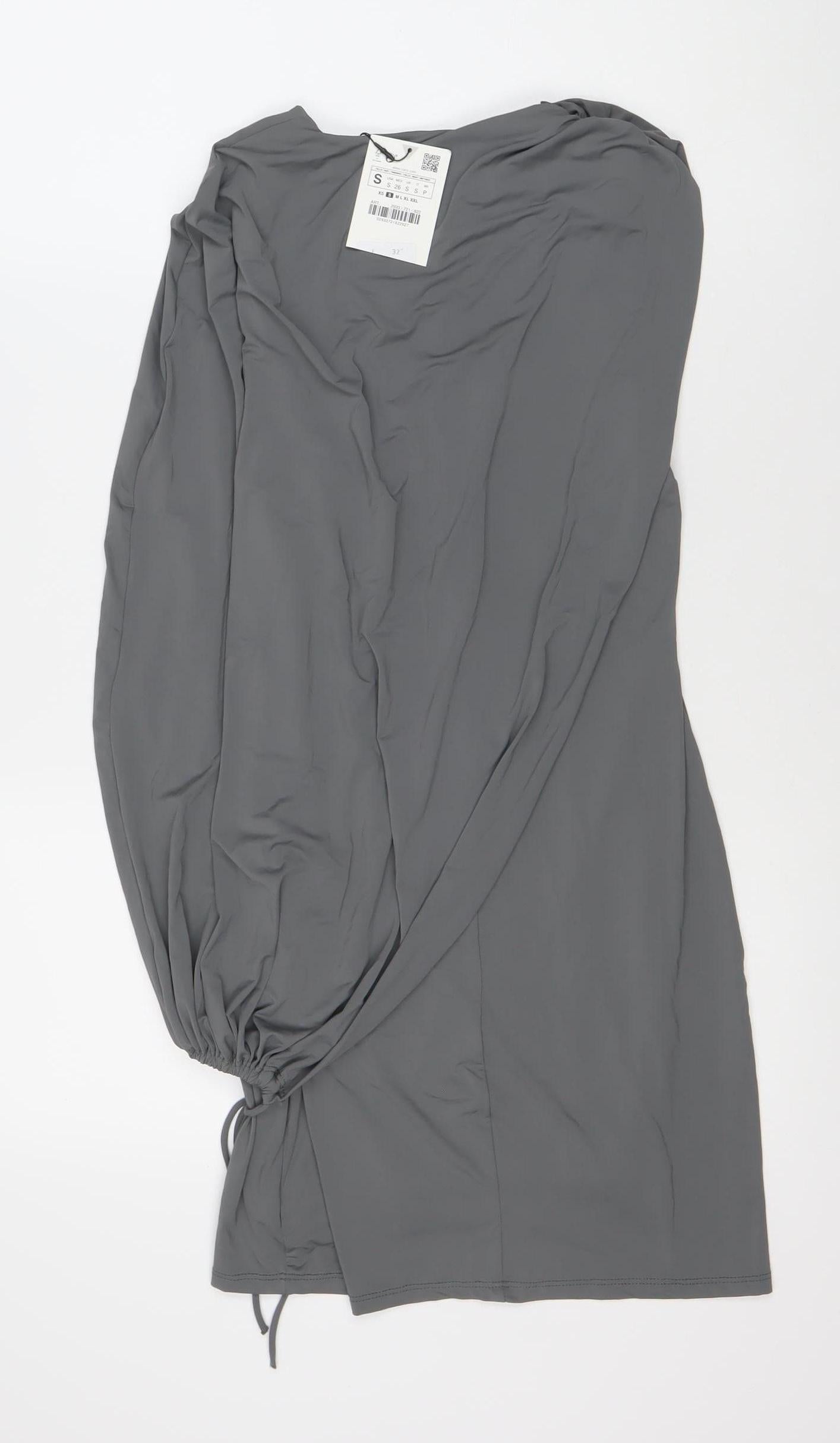 Zara Women’s Grey Dress, Size S, Woven