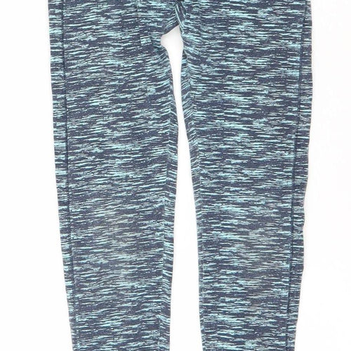 Decathlon Girls' Blue Ankle Leggings - 9-10 Years