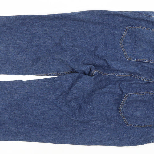 Casual & Co Women's Blue XL Wide-Leg Jeans