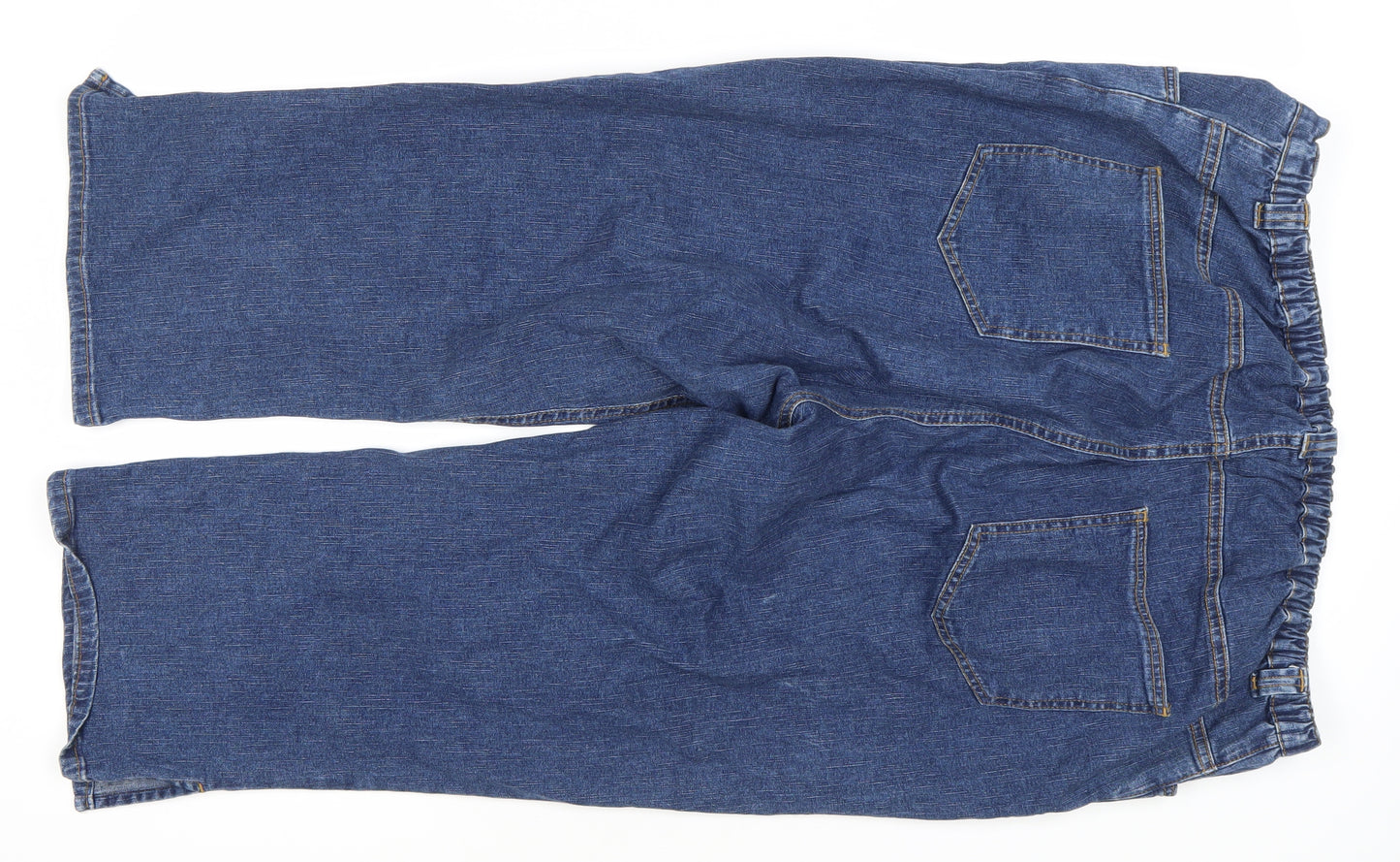 Casual & Co Women's Blue XL Wide-Leg Jeans