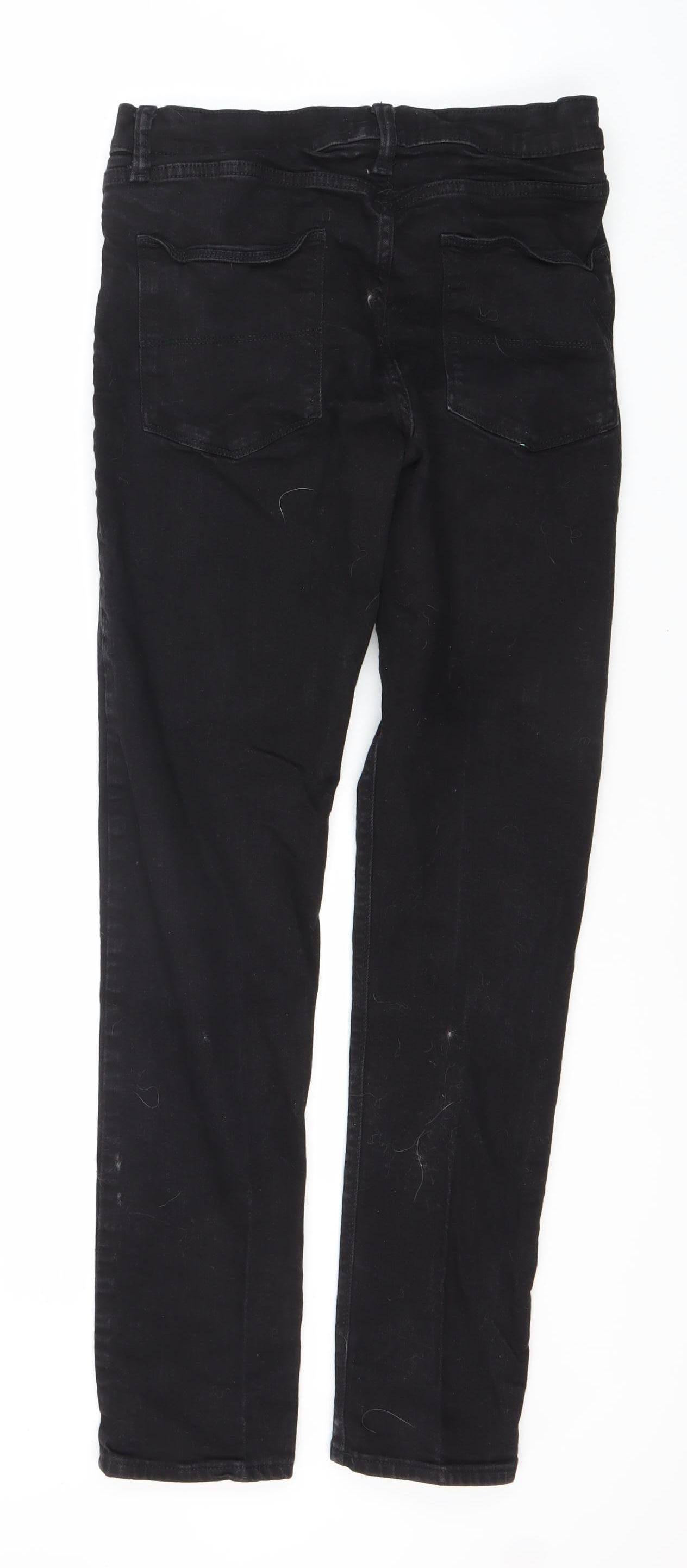 Marks and Spencer Men's Black Slim Fit Jeans