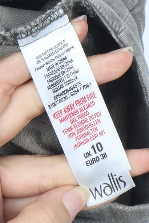 Wallis Women's Grey Jeans Size 10