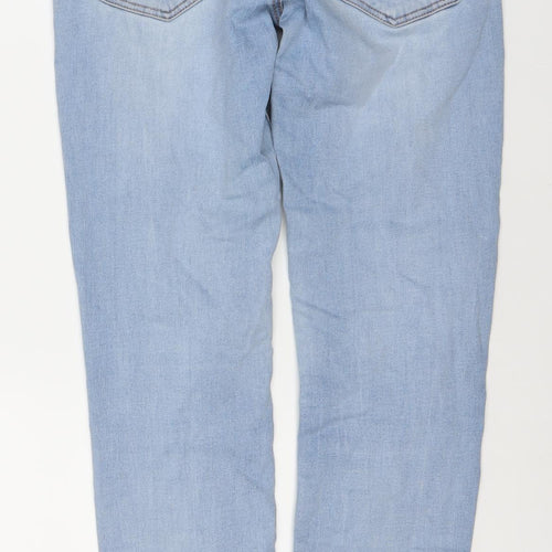 Stradivarius Women's Blue Skinny Jeans - Size 12