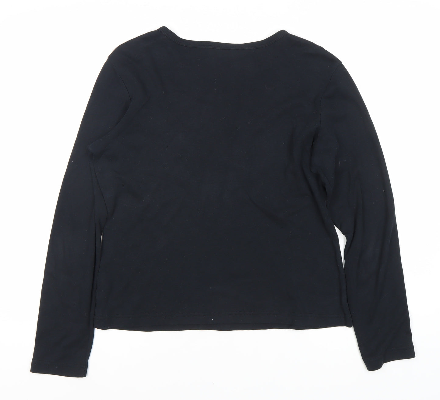 Mexx Women's Black Long Sleeve T-Shirt Size L