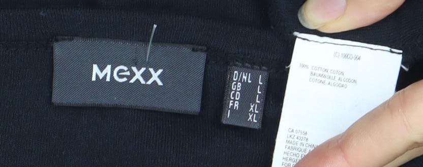 Mexx Women's Black Long Sleeve T-Shirt Size L