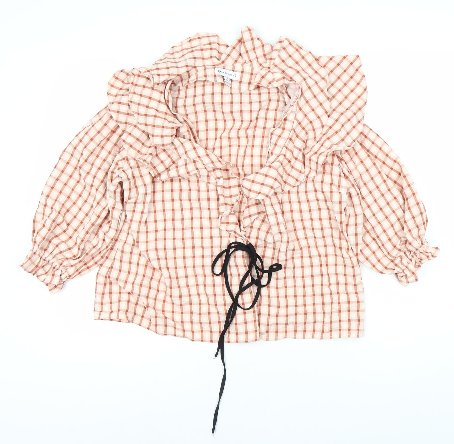 Warehouse Women's Multicoloured Check Blouse