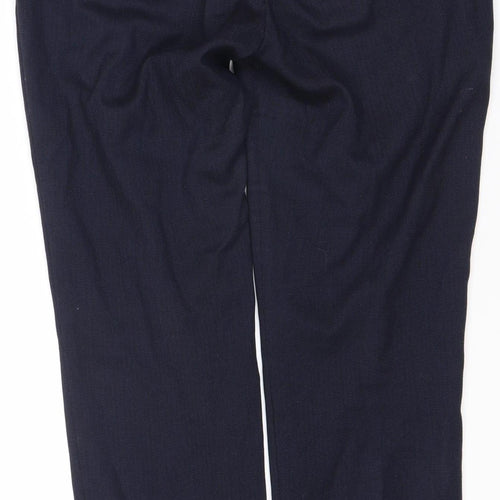 H&M Women's Blue Straight Trousers Size 8