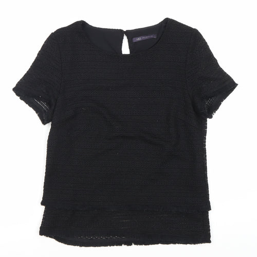 Marks and Spencer Black Women's Short Sleeve Top