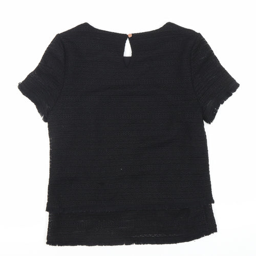 Marks and Spencer Black Women's Short Sleeve Top