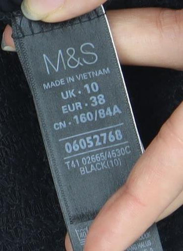 Marks and Spencer Black Women's Short Sleeve Top