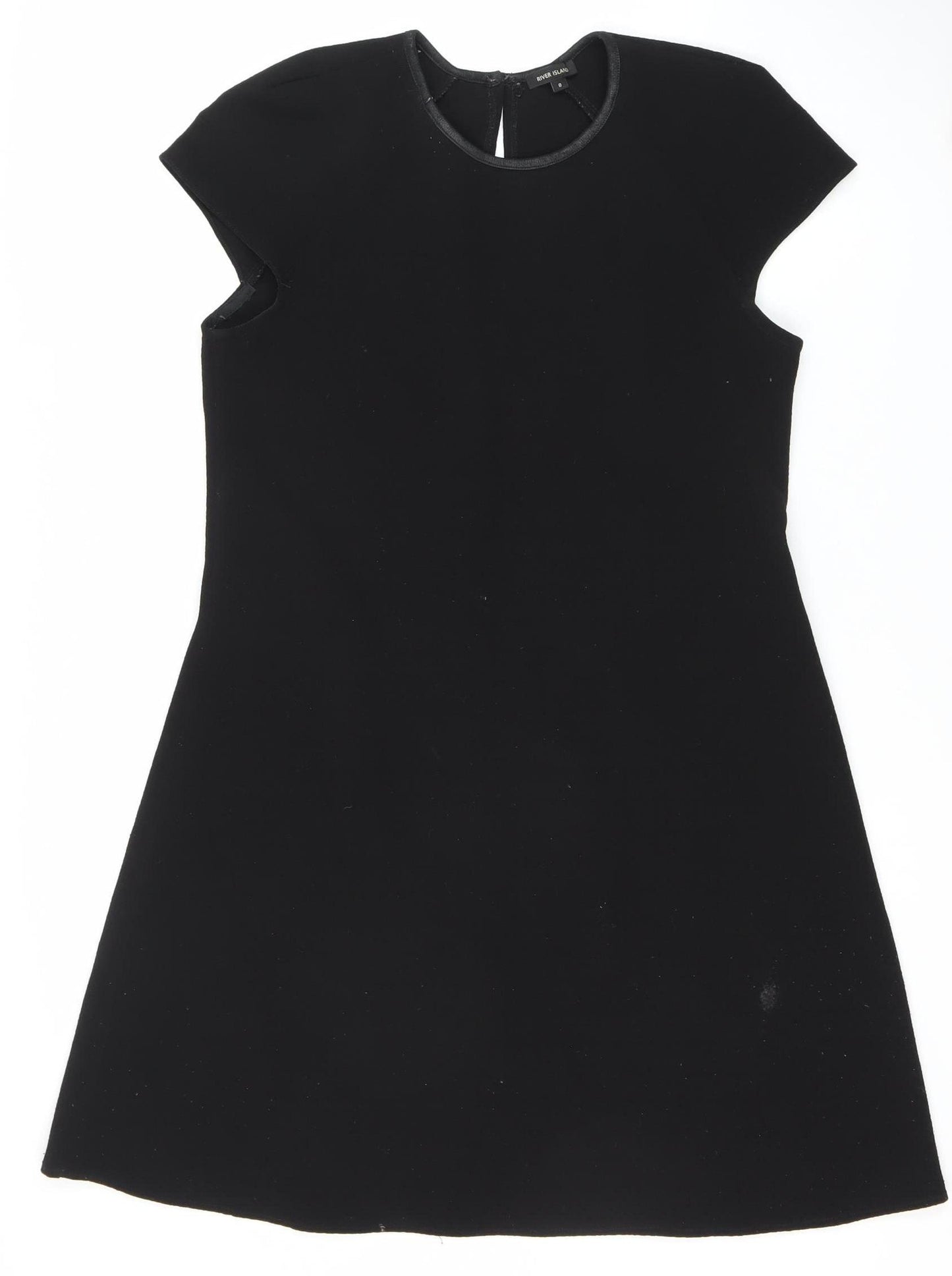River Island Women's Black Dress Size 8