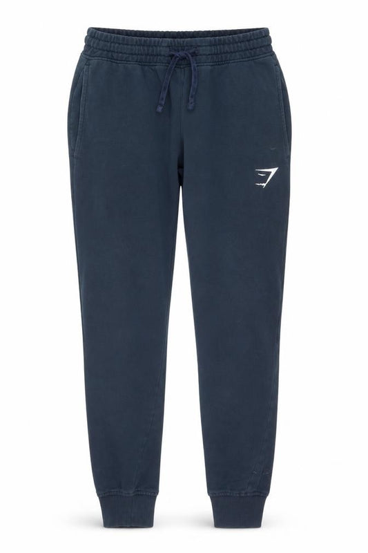 Front view of Gymshark Men's Blue XS Jogger Trousers