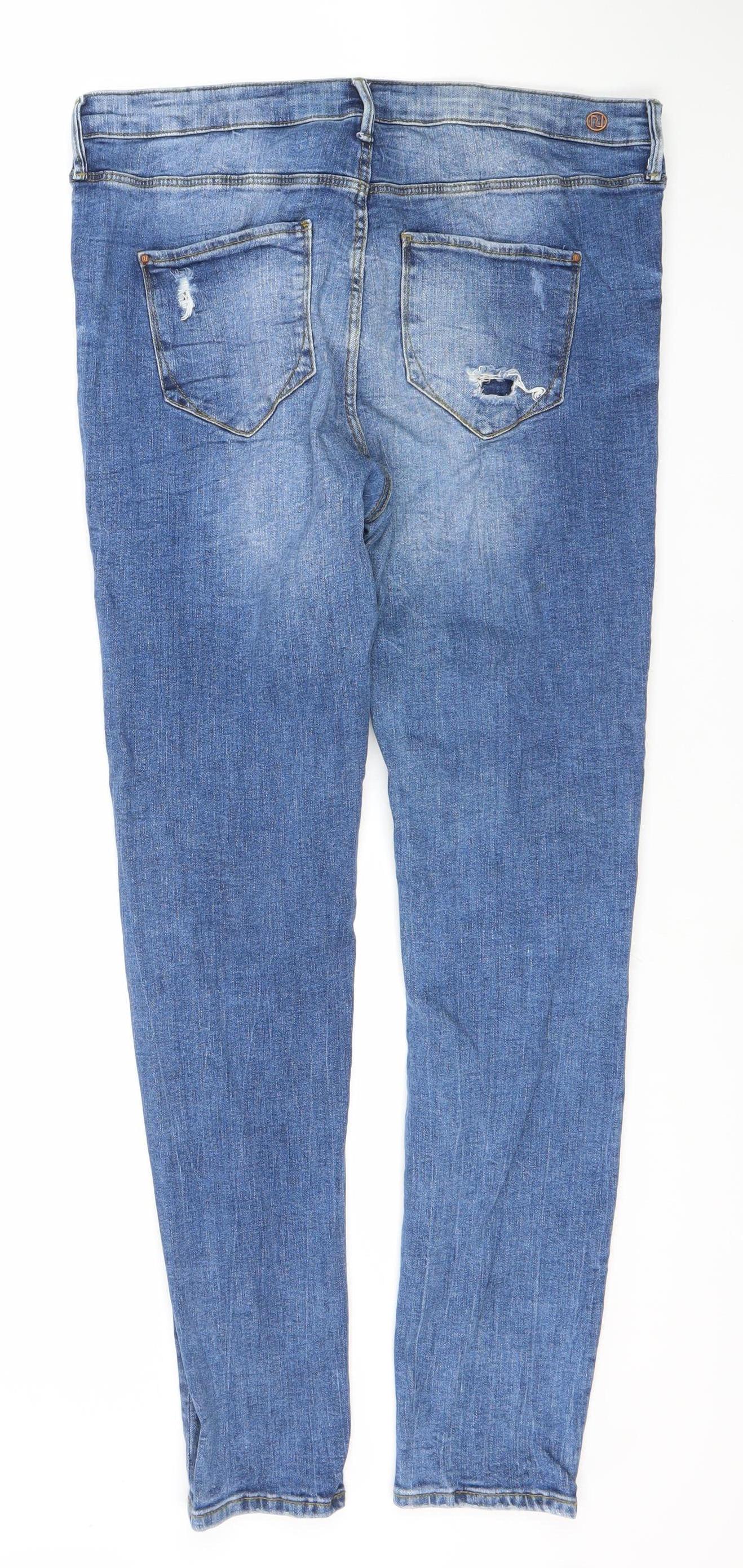River Island Women’s Blue Skinny Jeans Size 16
