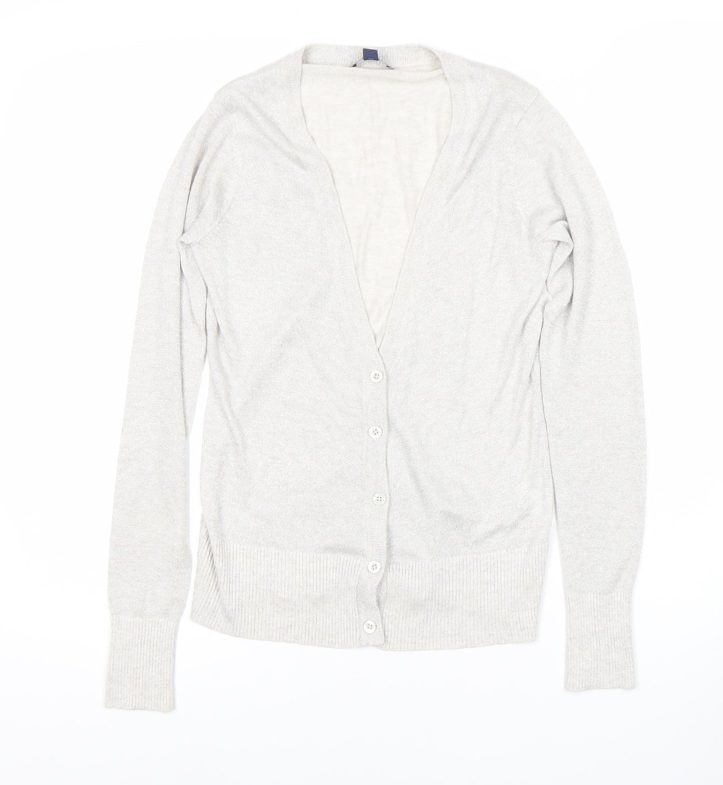 Gap Women's Grey Cardigan V-Neck Size S Casual