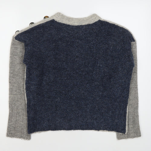 Marks and Spencer Women's Grey Knit Jumper M