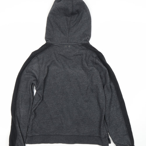 Converse Unisex Grey Full Zip Hoodie M