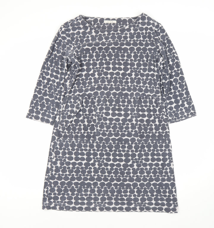 White Stuff Women's Multicoloured Shift Dress Size 10