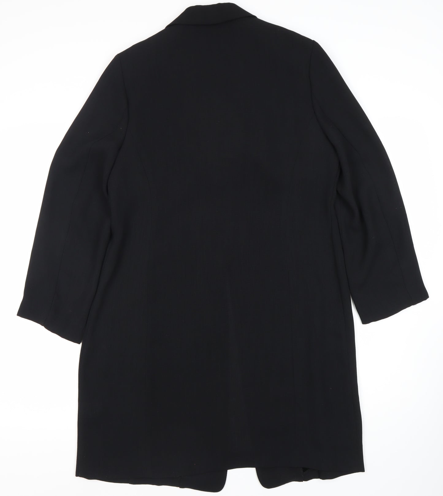 Maroon Collection Women's Black Blazer Size 12