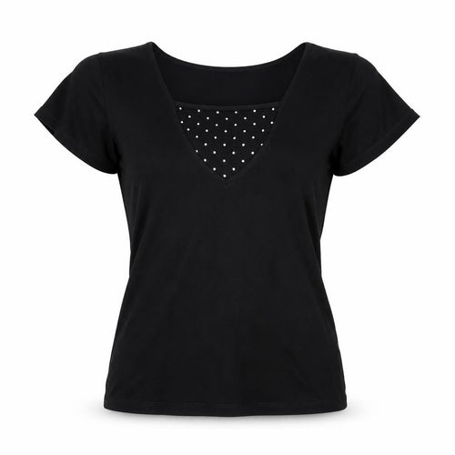 ALEX & CO. Women's Black T-Shirt, Size UK 10, Casual