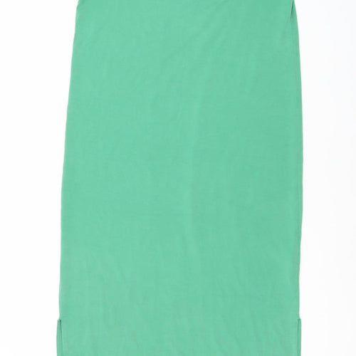 Monki Women’s Green Long T-Shirt Dress XS