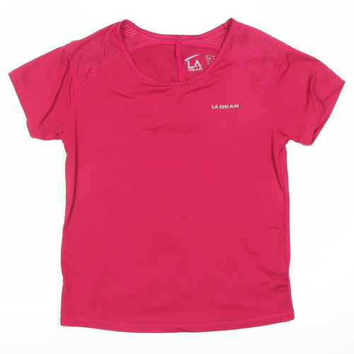 LA Gear Women's Pink T-Shirt UK 12, Activewear, New