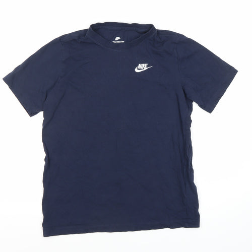 Nike Boys Blue Short Sleeve T-Shirt, Size 12-13, Casual Wear