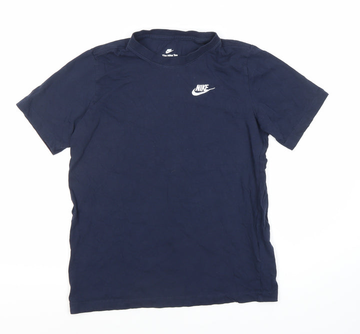 Nike Boys Blue Short Sleeve T-Shirt, Size 12-13, Casual Wear
