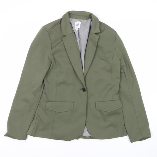 GAP Women's Green Blazer Size 12 Regular