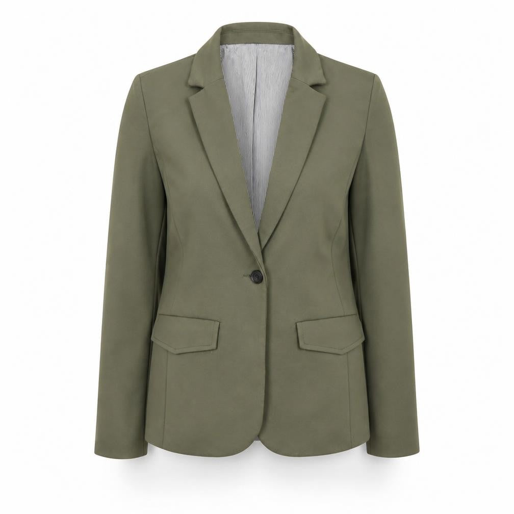 Front view of Gap Women's Green Blazer, size 12, Regular
