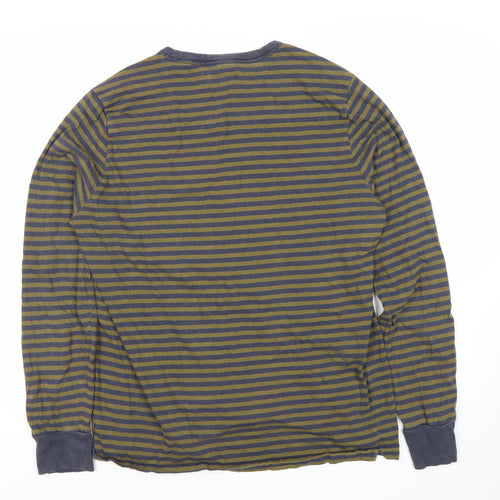 French Connection Men’s Striped Long Sleeve T-Shirt L