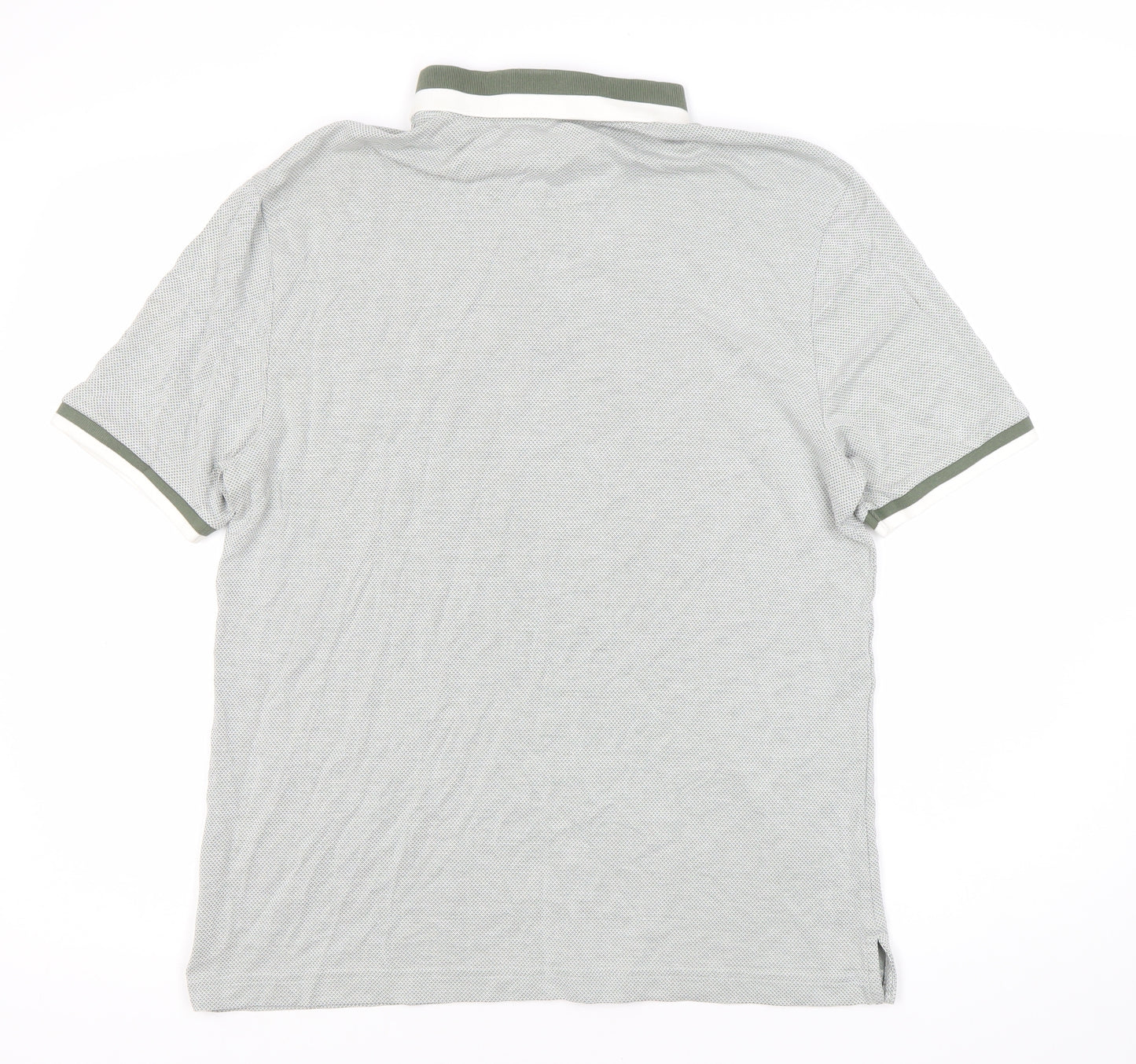 Marks and Spencer Green Polo Shirt M Short Sleeve
