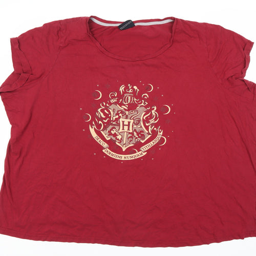 Harry Potter Women's Red L Nightshirt T-Shirt Style