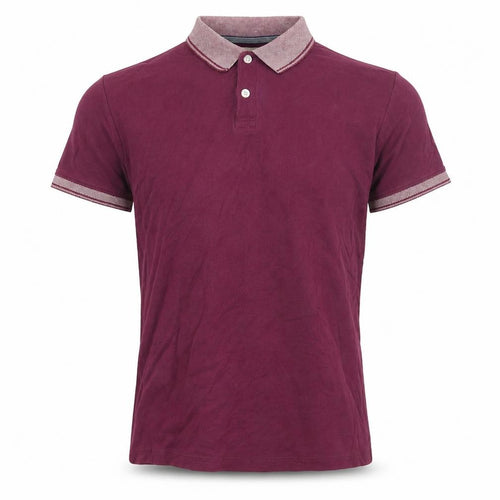 Charles Wilson Men's Red Polo Shirt, Size L, Short Sleeve