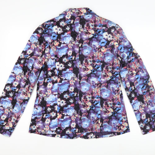 Amphora Women's Multicoloured Floral Blazer Size 14