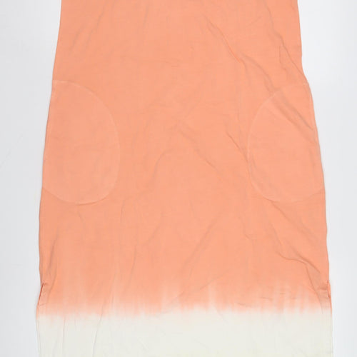Lands' End Women Multicoloured Cotton Casual Dress S
