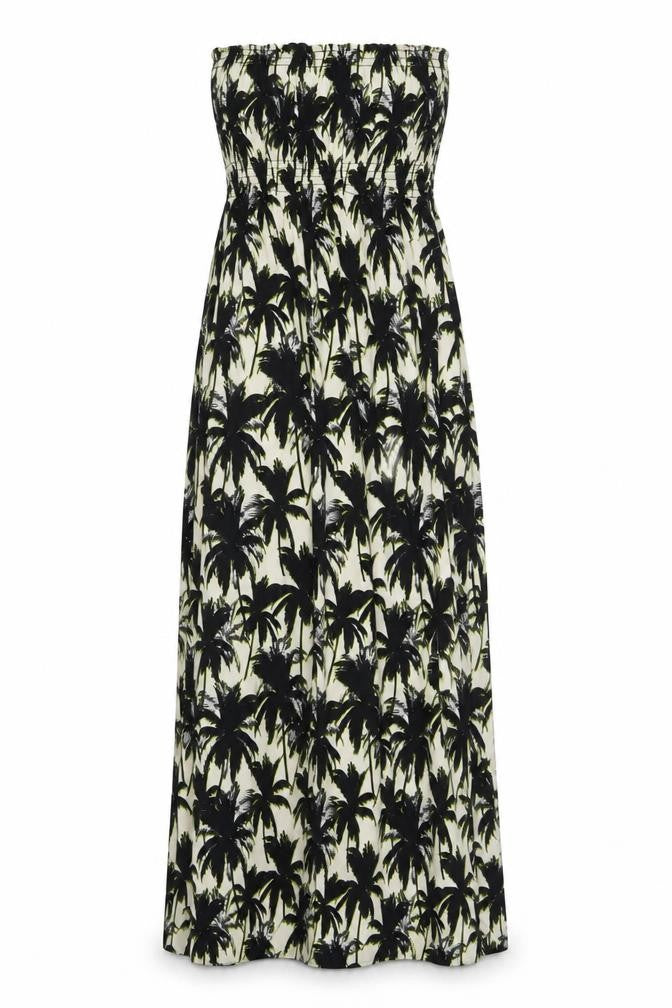 Front view of Red Herring Women's Multicoloured Strapless Dress