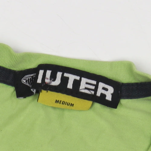 Iuter Men's Green M Animal Print T-Shirt