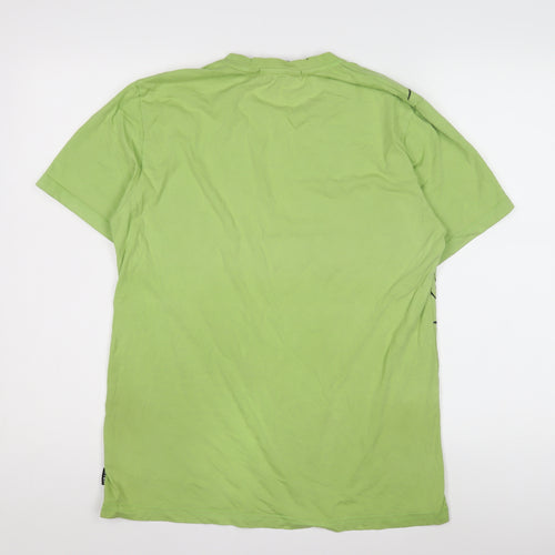 Iuter Men's Green M Animal Print T-Shirt