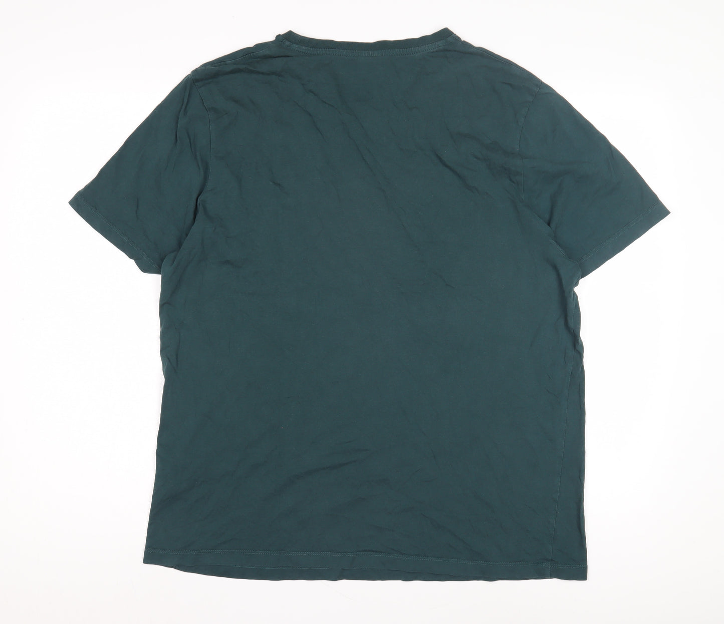 Disney Men’s Green Mickey Mouse Graphic T-Shirt, Size L