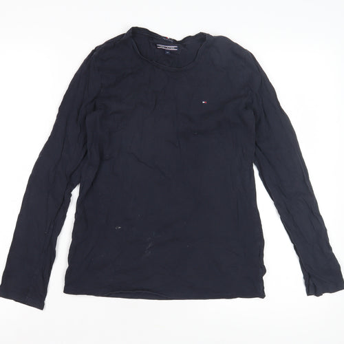 Tommy Hilfiger Boys Black Long Sleeve T-Shirt 14 Years