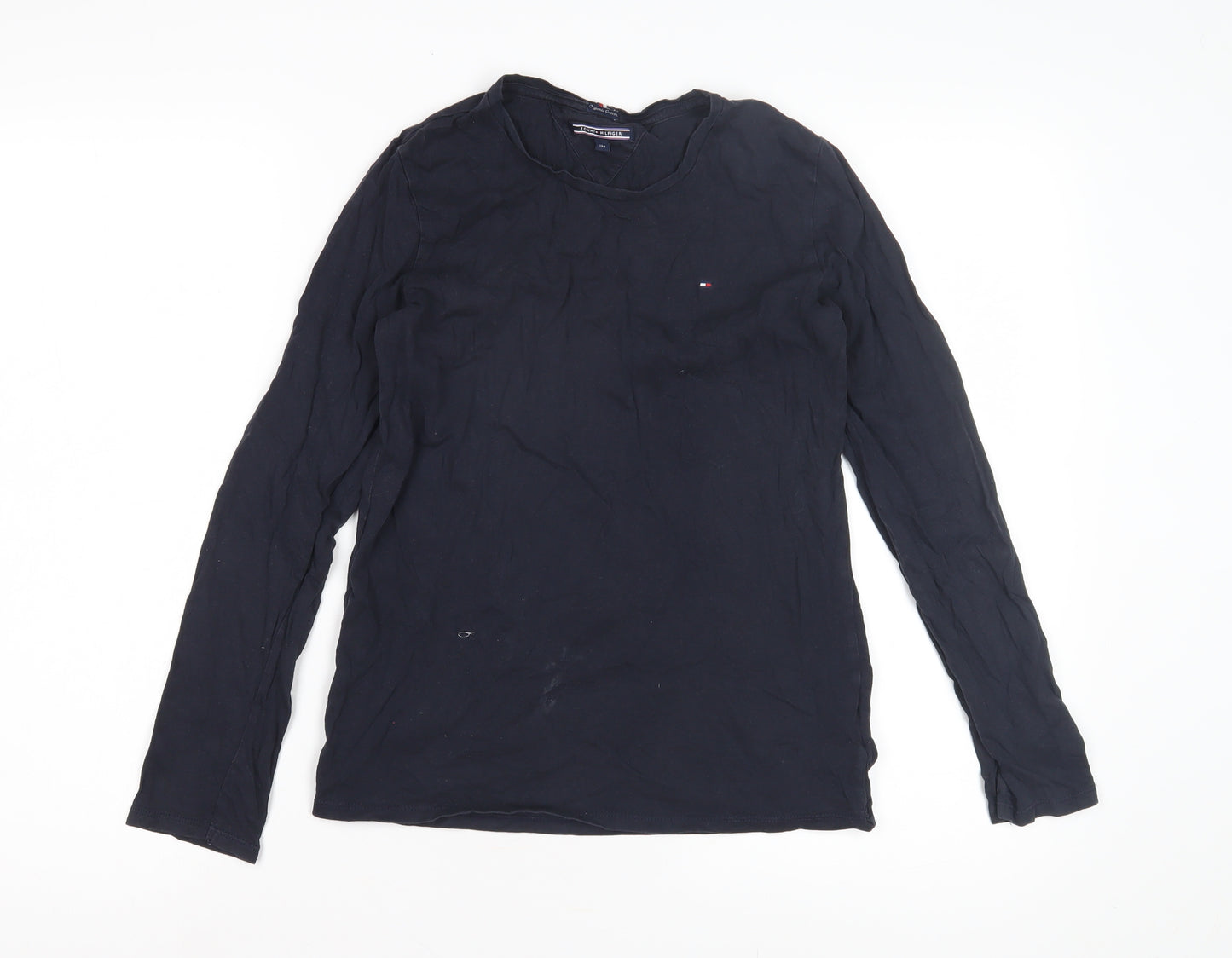 Tommy Hilfiger Boys Black Long Sleeve T-Shirt 14 Years