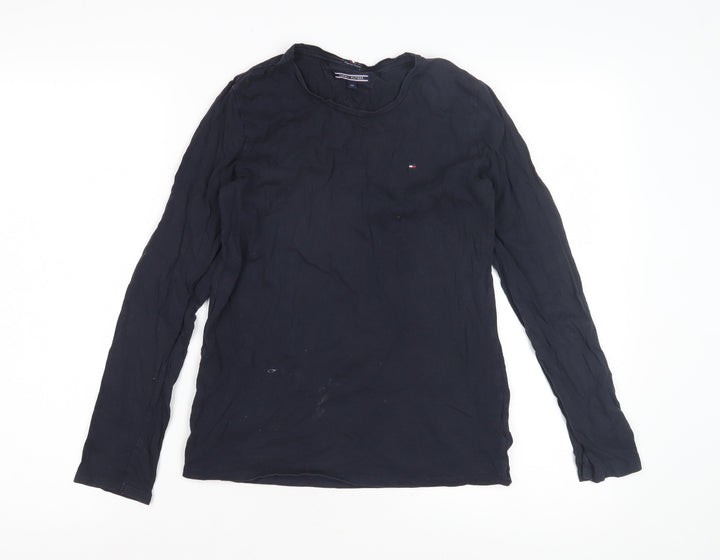 Tommy Hilfiger Boys Black Long Sleeve T-Shirt 14 Years
