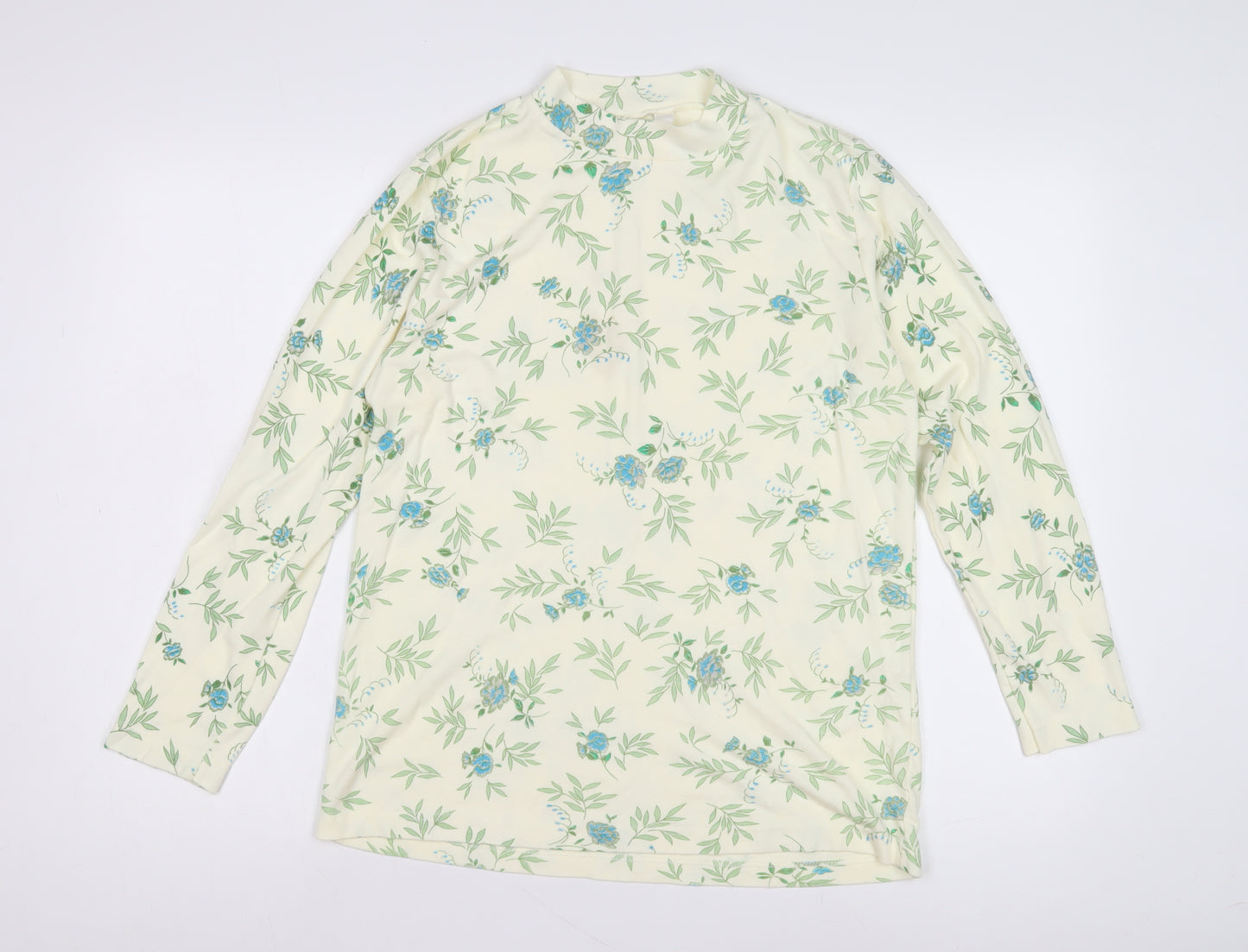Daxon Women's Floral Long Sleeve Top, Multicoloured, Size 14/16