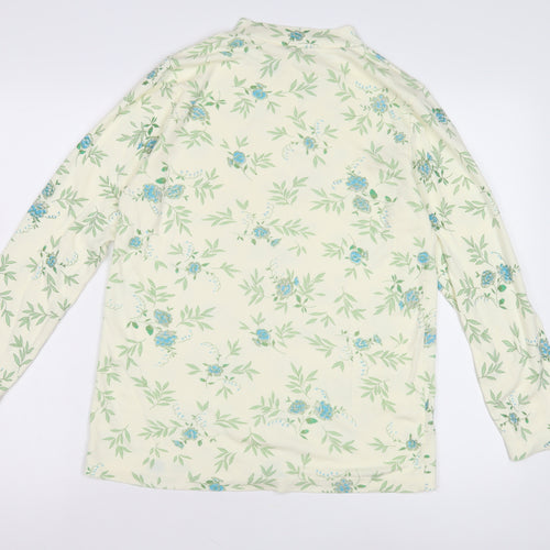 Daxon Women's Floral Long Sleeve Top, Multicoloured, Size 14/16