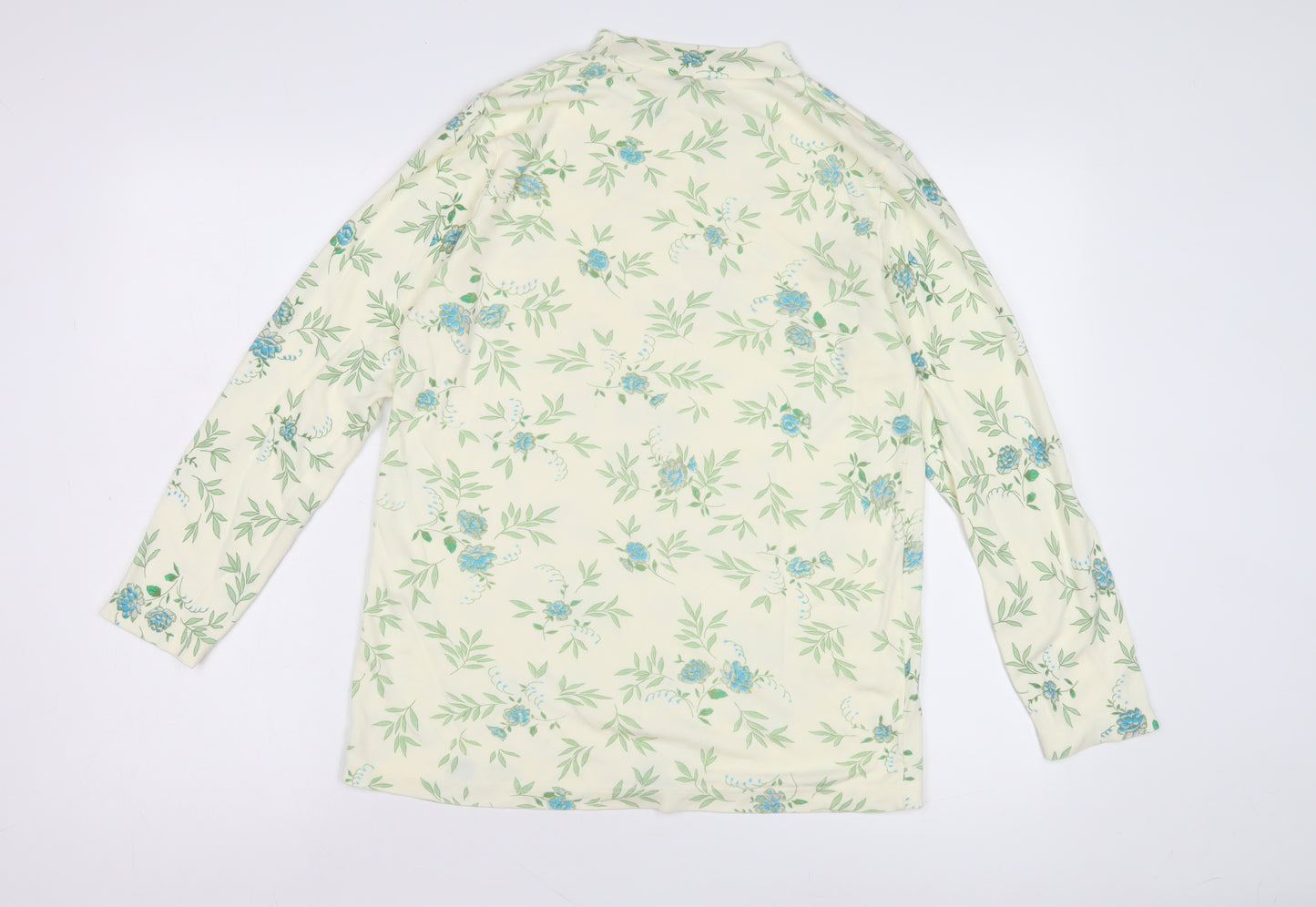 Daxon Women's Floral Long Sleeve Top, Multicoloured, Size 14/16